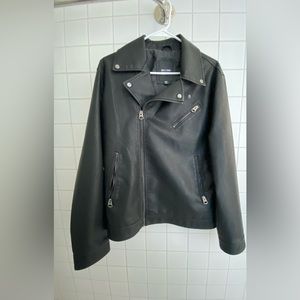 Faux Leather Jacket. Like New.
